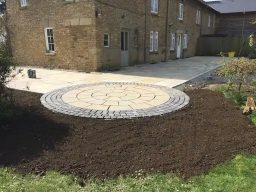 Millrick Construction Oxford Circle Sandstone Patio10 Small