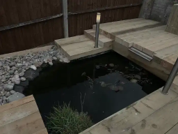 Pond Renovation With Sleepers In Hungerford 07 Small